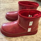 UGG Red Ankle Boots Photo 0