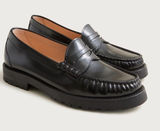 New in Box JCrew Winona Lug-Sole Penny Loafers in Italian Spazzolato Sz 7.5 Photo 0