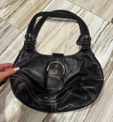 Coach Leather Black Shoulder Bag Soho Photo 0