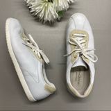 Cole Haan Grandpro Sneaker Shoe Leather Lace Up Turf White Womens Size 9.5 Photo 0