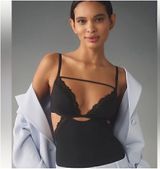 Anthropologie Bodysuit Black Photo 0