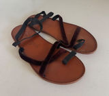 Free People Isle of Capri velvet sandals size 38 (7.5) Photo 0