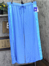 Joylab Womens Low-Rise Satin Tear Away Track Pants 94628908 Vibrant Blue XXL Photo 0