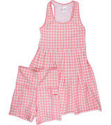 Ruffle Butts Size S UPF50+ Active Dress & Bike Shorts Bubblegum Pink Gingham Photo 0