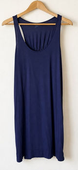 Gap GapBody Sleep Shirt Women Large Blue NWT Pure Body Racerback Nightgown Photo 0