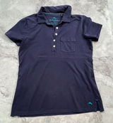 Tommy Bahama‎ Navy Blue Polo Shirt Womens Size Small Photo 0