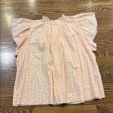 Birds of Paradis by Trovata Floral cotton Peasant Top, small, girly, romantic Photo 0
