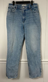 Abercrombie & Fitch The 90s Straight Ultra High Rise Curve Love Denim Jeans 12 Photo 0