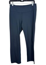 Nike Dri-Fit Black Straight Leg Mid Rise Athletic Pull On Leggings Size L Long Photo 0