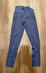 Aerie Chill Play Move Womens High Waisted Pocket Leggings Blue Medium 3802 Photo 0