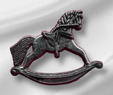 Hallmark Vintage Rocking Horse Pin By Photo 0