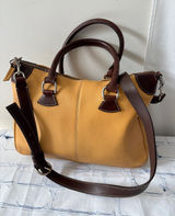 Dooney & Bourke All Weather Leather 2 (AWL 2) mustard yellow Satchel /Crossbody Photo 0