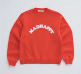 Madhappy Cooper Capsule Fleece Crewneck Sweatshirt Red with Logo Streetwear Photo 0