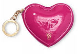 NWT Victoria’s Secret Hot Pink Shine Heart Coin Pouch Keychain 💖 Photo 0