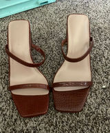 Brand new heels Brown Size 7 Photo 0