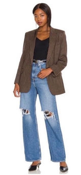 Levi’s Premium High Loose Distressed Wide Leg Jeans‎ Size 26 Photo 0