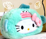Hello Kitty Plush Cosmetic Bag – Aqua Fish Costume Photo 0