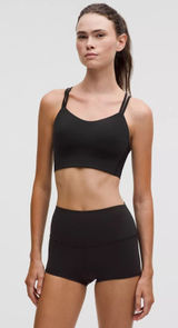 Lululemon Like A Cloud Longline Light Support Black Sports Bra Photo 0