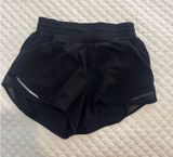 Lululemon Hotty Shorts Hot 4" 4 High-Rise Black Photo 0