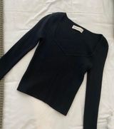 Black Abercrombie Knit Long Sleeve Photo 0