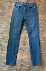 7 for All Mankind Bl(air) black 27 ankle skinny normcore jeans Photo 0