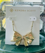 Kendra Scott Love shack fancy bow necklace Photo 0