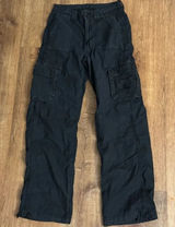 American Eagle Black Baggy Jogger Pants Jeans Women’s 0 Photo 0