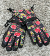 Celtek Women’s Floral Snowboard Ski Gloves Winter Insulated Size XS Photo 0
