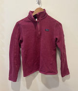 Patagonia Better Sweater Fleece Jacket Magenta Women's Size S Quarter‎ Zip Photo 0