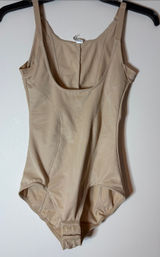 Maidenform Ultimate Instant Slimmer Open Bust Bodysuit (Style #2656) Beige large Photo 0