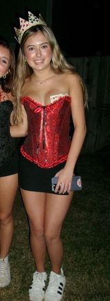 Red Corset Top Shein Photo 0