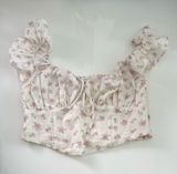 Altar’d State Floral Ruffle Sleeve Top Photo 0