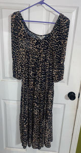 The Drop Leopard Print Dress XXS Multiple Photo 0