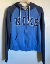 *Nike The Athletic Dept Rare Vtg. Navy Zip Up Hooded Medium Sweatshirt #Pk Photo 0