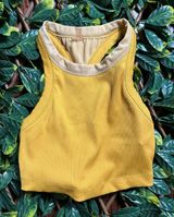 Free People Movement by Free People Yellow Sports Bra Size XS Photo 0