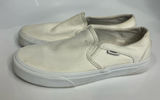Vans off the wall all white slip‎ on sneakers women’s size 7.5 Photo 0
