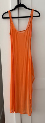 Sheer orange swim cover up - Women Photo 0