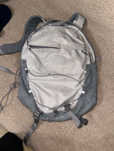 North face grey backpack Photo 0