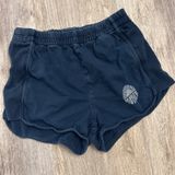 Mother Denim The Triple Running Mate Shorts Blue Nights Navy‎ Cotton Small Photo 0