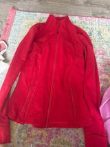 Red Lulu zip up Size 8 Photo 0