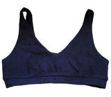 OFFLINE by Aerie Recharge Terry Bralette Womens Size M Navy Blue‎ Lounge Cotton Photo 0