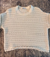 Abercrombie and Fitch Crochet Sweater Photo 0