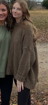 Arie green knitted sweater Photo 0