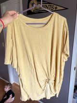 Yellow Flowy Boutique Top Summer Photo 0