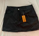 Black Pleather skirt  Photo 0