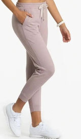 Vuori Women's Performance Joggers in Umber Heather Mauve Pink 25” Large Photo 0