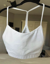 CRZ yoga white sports bra large Photo 0