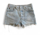 Free People x Levi's 501 Denim Shorts Light Wash 27 Photo 0