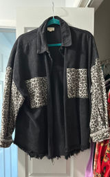 POL black denim jacket Photo 0