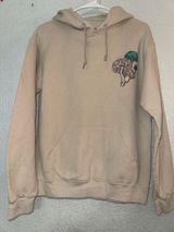 Tan/ beige Mushroom hoodie Photo 0